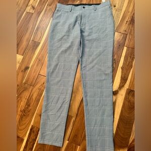 Zara Men's Gray Plaid Dress Pants